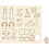 Creativ Company DIY Houten figuren, elke dag, L: 15,5 cm, B: 17 cm, dikte 3 mm, 1 doos