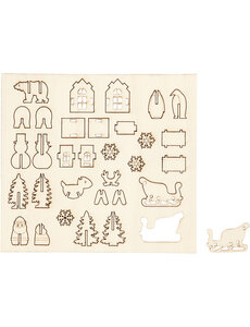 Creativ Company DIY Houten figuren