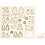 Creativ Company DIY Houten figuren, Kerst, L: 15,5 cm, B: 17 cm, dikte 3 mm, 1 doos
