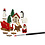 Creativ Company DIY Houten figuren, Kerst, L: 15,5 cm, B: 17 cm, dikte 3 mm, 1 doos