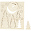 Creativ Company DIY Houten figuren, kerstbomen, L: 20 cm, B: 17 cm, dikte 3 mm, 1 doos