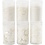 Creativ Company Bio Sparkles & Sequins, zilver, wit, 6x7 ml/ 1 doos