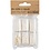 Creativ Company Bio Sparkles & Sequins, zilver, wit, 6x7 ml/ 1 doos