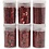 Creativ Company Bio Sparkles & Sequins, rood, 6x7 ml/ 1 doos