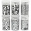 Creativ Company Bio Sparkles & Sequins, zilver, 6x7 ml/ 1 doos
