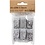 Creativ Company Bio Sparkles & Sequins, zilver, 6x7 ml/ 1 doos