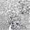 Creativ Company Bio Sparkles & Sequins, zilver, 6x7 ml/ 1 doos