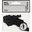 Creativ Company Label, badminton speler, afm 40x90 mm, zwart, 10 stuk/ 1 doos