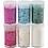 Creativ Company Bio Sparkles & Sequins, pastelkleuren, 6x7 ml/ 1 doos