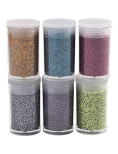 Creativ Company Bio Sparkles, diverse kleuren, 6x7 ml/ 1 doos