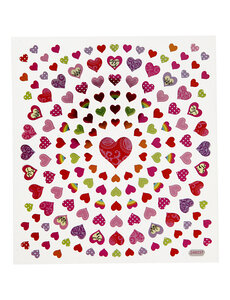 Creativ Company Stickers, kleine harten, vel 15x16,5 cm, 1 vel