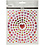 Creativ Company Stickers, kleine harten, vel 15x16,5 cm, ca. 108 stuk, 1 vel