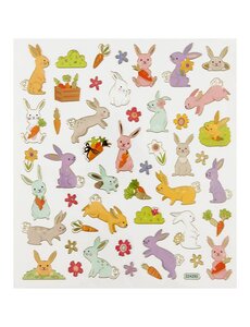 Creativ Company Stickers, Paashaas, vel 15x16,5 cm, 1 vel