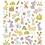 Creativ Company Stickers, Paashaas, vel 15x16,5 cm, ca. 50 stuk, 1 vel
