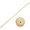 Stok met voet, H: 30 cm, d 6,5 cm, gatgrootte 8 mm, 5 set/ 1 doos