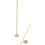 Stok met voet, H: 30 cm, d 6,5 cm, gatgrootte 8 mm, 5 set/ 1 doos