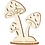 Creativ Company DIY Houten figuren, L: 15,5 cm, B: 17 cm, dikte 3 mm, 1 doos