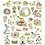 Creativ Company Stickers, voorjaar en Pasen, vel 15x16,5 cm, ca. 34 stuk, 1 vel