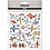 Creativ Company Stickers, vliegtuigen en helicopters, vel 15x16,5 cm, ca. 42 stuk, 1 vel