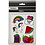 Creativ Company Soft Stickers , Keep on, vel 12,2x17,75 cm, 1 vel