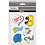 Creativ Company Soft Stickers , Whats up, vel 12,2x17,75 cm, 1 vel