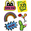Creativ Company Soft Stickers , Super Star, vel 12,2x17,75 cm, 1 vel