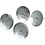 Creativ Company Kandelaar, H: 6 cm, d 7 cm, 4 stuk/ 1 doos
