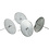 Creativ Company Kandelaar, H: 6 cm, d 7 cm, 4 stuk/ 1 doos