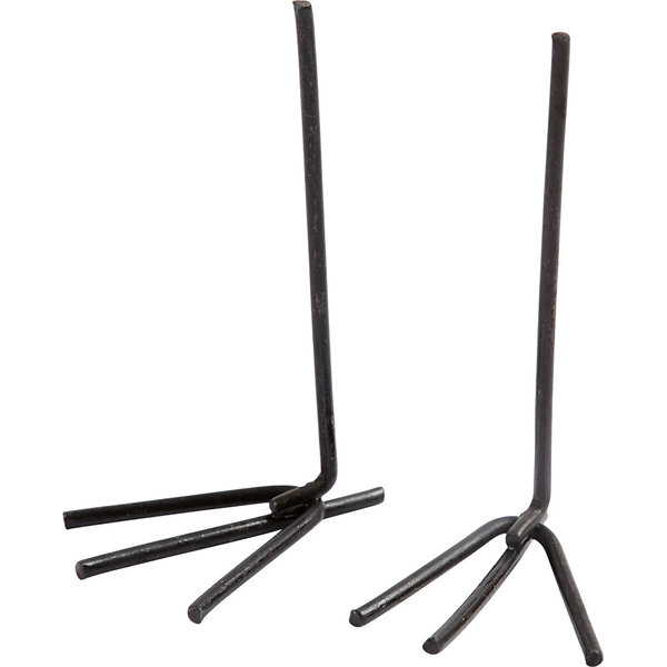 Creativ Company Kippenvoeten, H: 5 cm, B: 2 cm, zwart, 10 paar/ 1 doos
