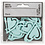 Creativ Company Hart, afm 55x45 mm, dikte 2 mm, turquoise, 10 stuk/ 1 doos