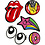 Creativ Company Soft Stickers , Rock Out, vel 12,2x17,75 cm, 1 vel