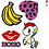 Creativ Company Soft Stickers , XOXO, vel 12,2x17,75 cm, 1 vel