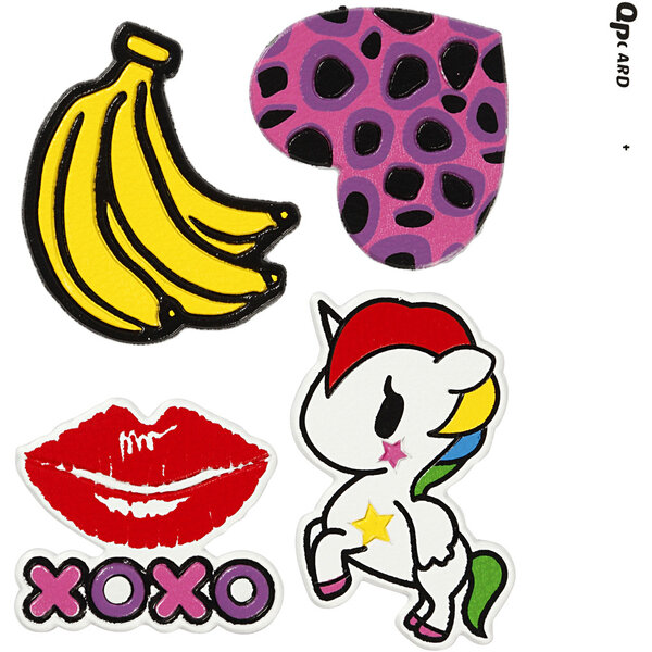 Creativ Company Soft Stickers , XOXO, vel 12,2x17,75 cm, 1 vel