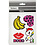 Creativ Company Soft Stickers , XOXO, vel 12,2x17,75 cm, 1 vel