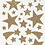 Creativ Company Glitterstickers, sterren, vel 10x24 cm, ca. 110 stuk, goud, 2 vel/ 1 doos