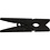 Creativ Company Mini wasknijper, afm 35x7 mm, dikte 9 mm, zwart, 20 stuk/ 1 doos