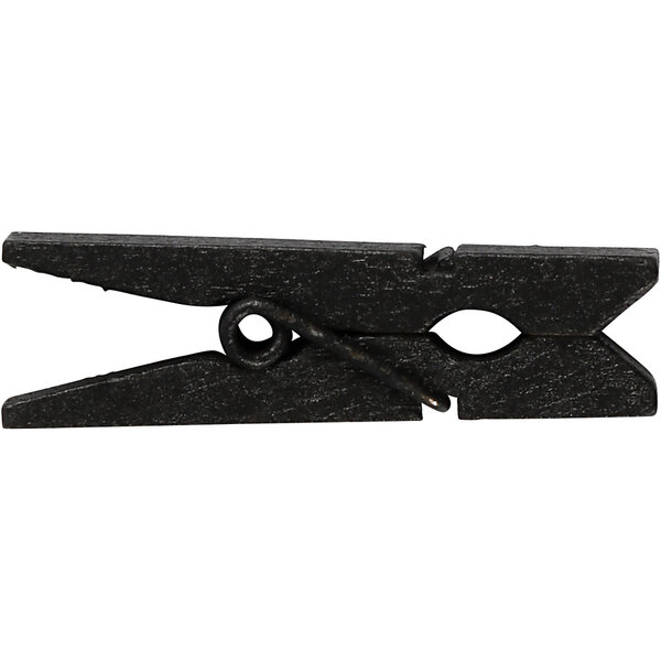Creativ Company Mini wasknijper, afm 35x7 mm, dikte 9 mm, zwart, 20 stuk/ 1 doos