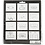Creativ Company Zuigfles, afm 22x37 mm, dikte 1,7 mm, glitter, lichtblauw, 10 stuk/ 1 doos