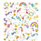 Creativ Company Stickers, eenhoorn, vel 15x16,5 cm, 1 vel