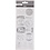 Creativ Company Stickers, thank you, vel 10x24 cm, ca. 13 stuk, zilver, 1 vel