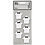 Creativ Company Stickers, overhemd, afm 33x35 mm, wit, 6 stuk/ 1 doos