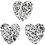 Creativ Company Pailletten, afm 15 mm, zilver, 10 gr/ 1 doos