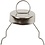 Creativ Company Metalen hanger, d 13 mm, gatgrootte 5 mm, zilver, 25 stuk/ 1 doos