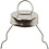 Creativ Company Metalen hanger, d 13 mm, gatgrootte 5 mm, zilver, 25 stuk/ 1 doos