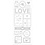 Creativ Company Stickers, love, vel 10x24 cm, ca. 14 stuk, zilver, 1 vel