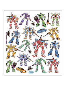 Creativ Company Stickers, transformers, vel 15x16,5 cm, 1 vel