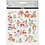 Creativ Company Stickers, skieende sneeuwpoppen, vel 15x16,5 cm, ca. 24 stuk, 1 vel