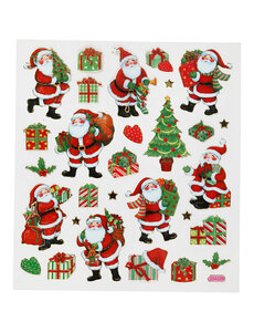 Creativ Company Stickers, klassieke kerstfiguren, vel 15x16,5 cm, 1 vel