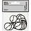 Creativ Company Label, skateboard, d 25 mm, wit/zwart, 20 stuk/ 1 doos