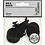 Creativ Company Label, fiets, afm 77x48 mm, zwart, 10 stuk/ 1 doos